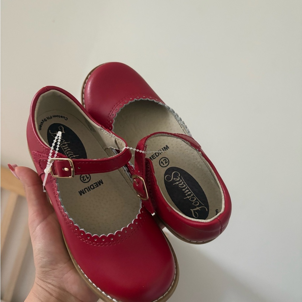 FootMates Cherry Red Mary Jane Dress Shoes